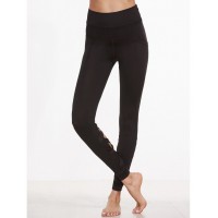 Crisscross Cutout Capri Leggings